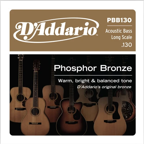 DADDARIO PBB130 DADDARIO PBB130 AKUSTİK BASS TEK TEL, PHOSPHOR BRONZE, 0.130 ürün görseli