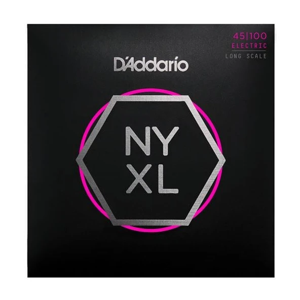 DADDARIO NYXL45100 DADDARIO NYXL45100 BASS GİTAR TEL SETİ, NYXL SERİSİ, LONG SCALE, 4 TELLİ