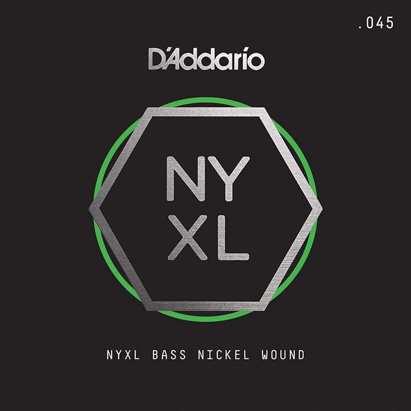 DADDARIO NYXLB045 DADDARIO NYXLB045 BASS TEK TEL, NYXL SERİSİ, NİKEL SARIM, 0.045