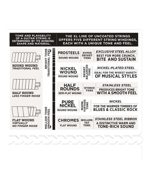 DADDARIO EHR350 DADDARIO EHR350 ELEKTRO GİTAR TEL SETİ, 12-52, HALF ROUNDS, JAZZ LITE - Resim 4