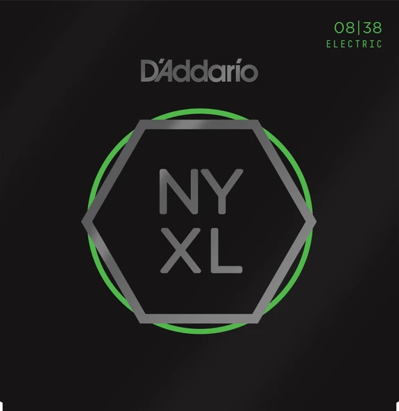 DADDARIO NYXL0838 DADDARIO NYXL0838 ELEKTRO GİTAR TEL SETİ, 08-38, EXTRA SUPER LIGHT