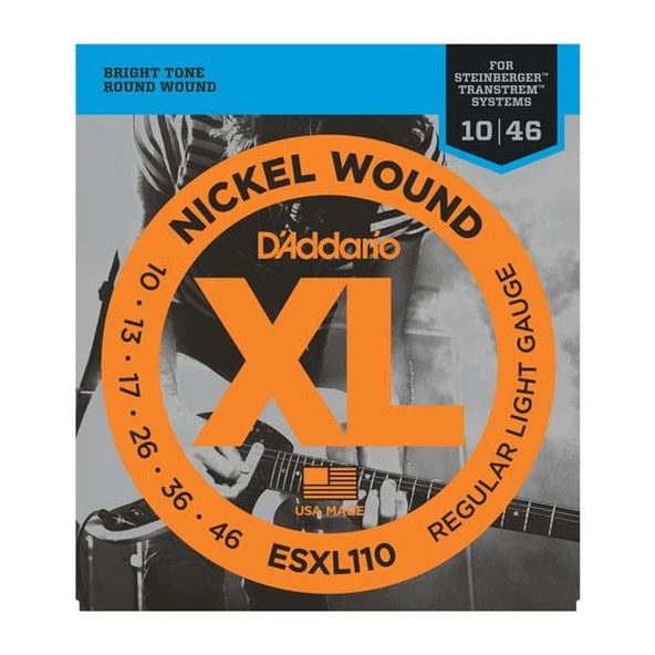 DADDARIO ESXL110 DADDARIO ESXL110 ELEKTRO GİTAR TEL SETİ, XL, 10-46, REGULAR LIGHT DOUBLE BALL ürün görseli