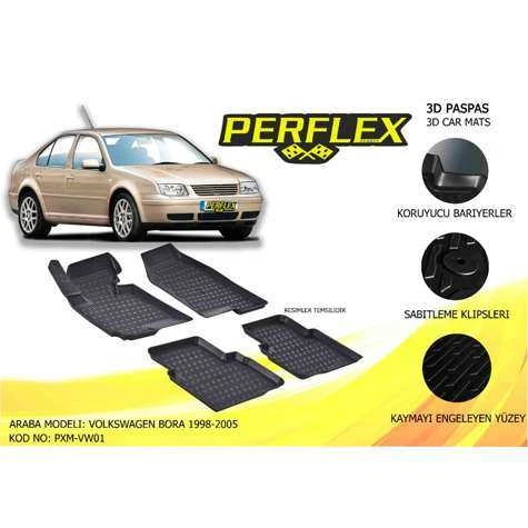 PASPAS 3D HAVUZLU X-MAT BORA 1998-2005 - PERFLEX PXM-VW01 - 1