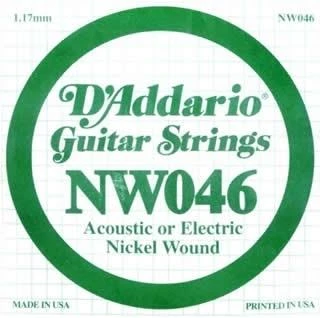 DADDARIO NW046 DADDARIO NW046 ELEKTRO VE AKUSTİK TEK TEL, (KALIN Mİ), 0.046 ürün görseli