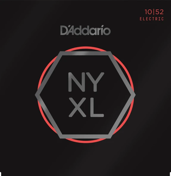 DADDARIO NYXL1052 DADDARIO NYXL1052 ELEKTRO GİTAR TEL SETİ, 10-52, LIGHT TOP/HEAVY BOTTOM