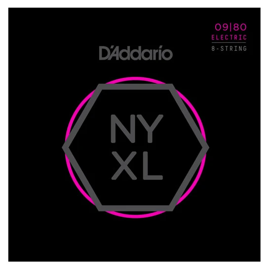 DADDARIO NYXL0980 DADDARIO NYXL0980 ELEKTRO GİTAR TEL SETİ, 09-80, 8 TELLİ, SUPER LIGHT