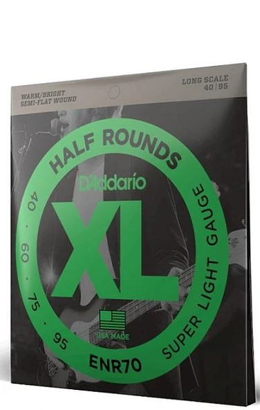 DADDARIO ENR70 DADDARIO ENR70 BASS GİTAR TEL SETİ, HALF ROUND BASS, REGULAR LIGHT - Resim 2