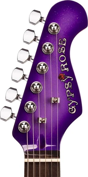 VALENCIA GRE1KCPP ELEKTRO GİTAR GYPSY ROSE SET (GIGBAG, STRAP, STICK - Resim 2