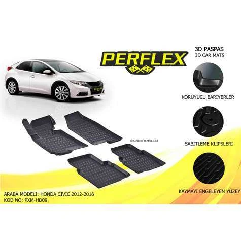PASPAS 3D HAVUZLU X-MAT HONDA CIVIC  2012-2016 - PERFLEX PXM-HD09 - 1