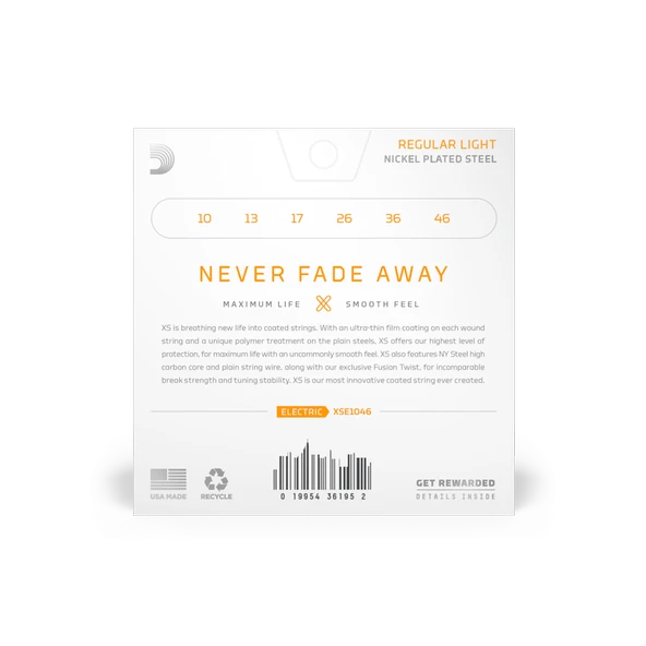 DADDARIO XSE1046 DADDARIO XSE1046 ELEKTRO GİTAR TEL SETİ, XS, 10-46, REGULAR LIGHT COATED - Resim 2