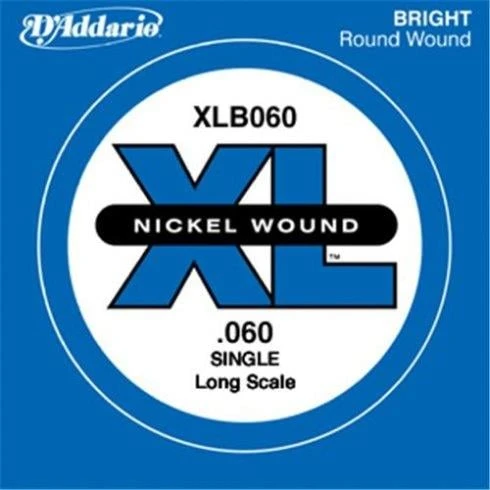 DADDARIO XLB060 DADDARIO XLB060 BASS TEK TEL, D-(RE), XL NICKEL WOUND, 0.060 ürün görseli