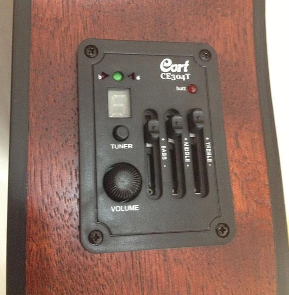 CORT ENDONEZYA AD810E-OPW ELEKTRO AKUSTİK GİTAR, KILIFLI, OPEN PORE, LADİN K - Resim 2