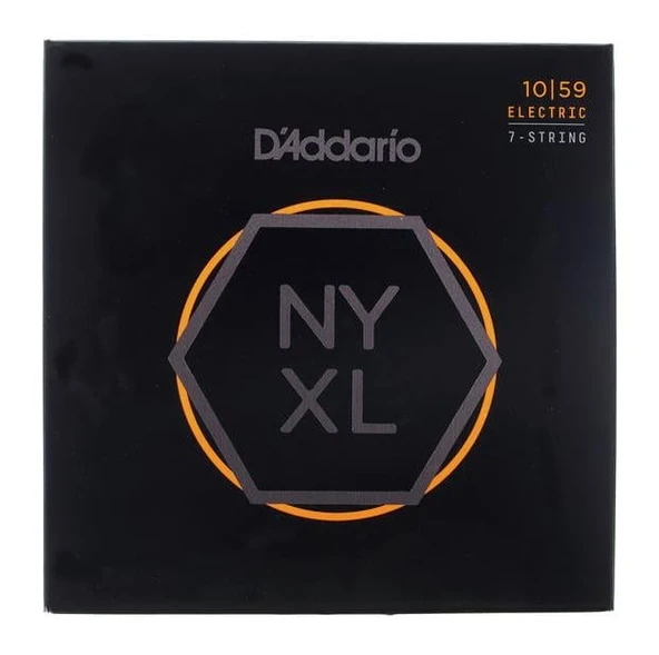 DADDARIO NYXL1059 DADDARIO NYXL1059 ELEKTRO GİTAR TEL SETİ, 10-59, 7 TELLİ, REGULAR LIGHT