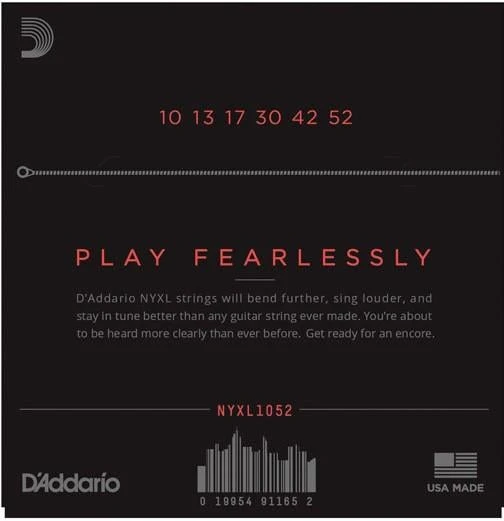 DADDARIO NYXL1052 DADDARIO NYXL1052 ELEKTRO GİTAR TEL SETİ, 10-52, LIGHT TOP/HEAVY BOTTOM - 2