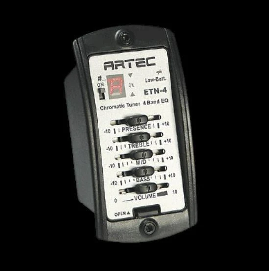 ARTEC ETN4 4 BAND EQUALİZER-TUNER-EPC-KUTUSUZ GİTAR İÇİN ürün görseli