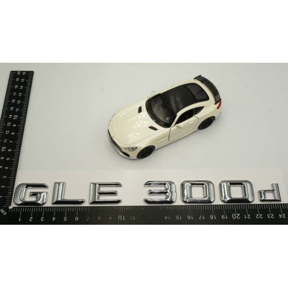 GLE300d Bagaj Krom Metal 3M 3D Yazı Logo - Resim 6