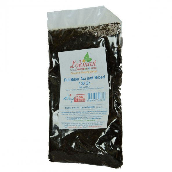 LokmanAVM Pul Biber Acı İsot Biberi 100 Gr Paket - 4