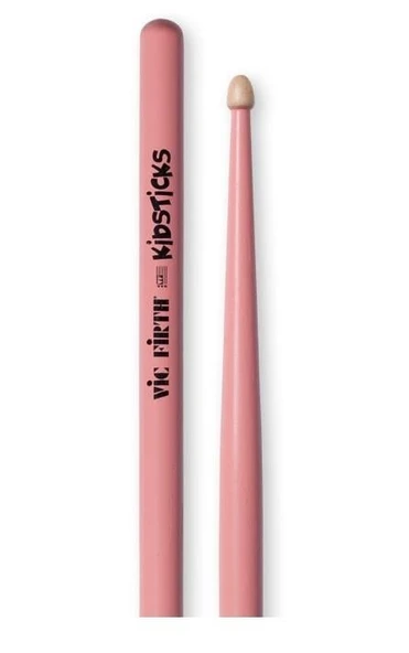 VICFIRTH KIDSPINK VICFIRTH KIDSPINK BAGET KIDSTICK PEMBE, HICKORY, 0.520"x13" , ürün görseli