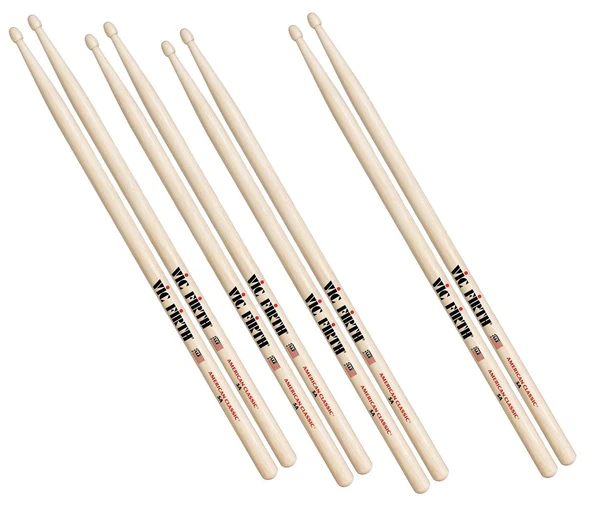 VICFIRTH P5B.3-5B.1 VICFIRTH P5B.3-5B.1 BAGET (3+1 ÇİFT), 5B WOOD ürün görseli 1