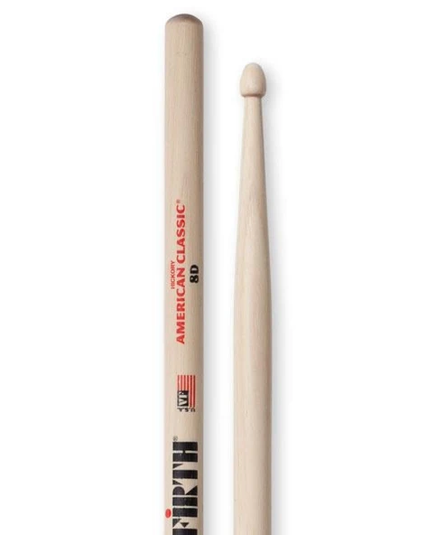 VICFIRTH 8D VICFIRTH 8D BAGET HICKORY, 0.540"x16" , MED ürün görseli