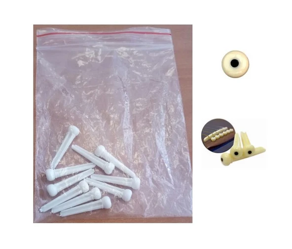 MAXTONE MS021W AKUSTİK GİTAR PİM İ (10 LU )  TAIWAN ürün görseli