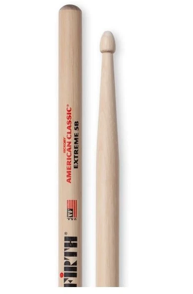 VICFIRTH X5B VICFIRTH X5B BAGET EXTREME 5BW, HICKORY, 0.595"x16 1/2" ürün görseli
