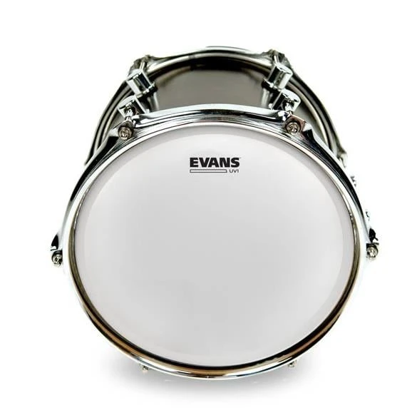 EVANS B12UV1 EVANS B12UV1 12" DERİ TOM VE TRAMPET KUMLU BEYAZ TEK KAT - Resim 2