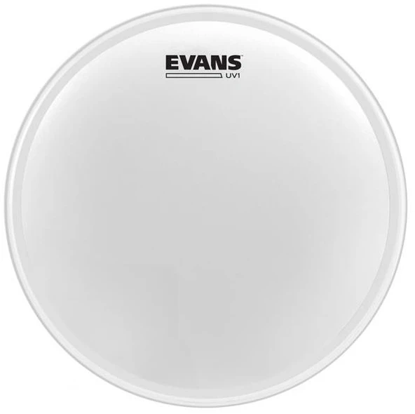 EVANS B12UV1 EVANS B12UV1 12" DERİ TOM VE TRAMPET KUMLU BEYAZ TEK KAT - Resim 3