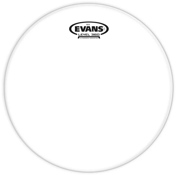 EVANS TT10G12 DERİ 10 G12 TOM CLEAR TEK KAT (12 MİL) - Resim 2