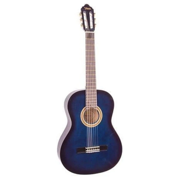 VALENCIA VC101TBUS VALENCIA VC101TBUS KLASİK GİTAR, 1/4, MAVİ, SAP ÇELİKLİ ürün görseli