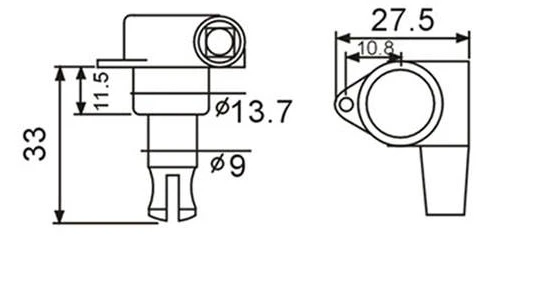 VALENCIA BMH7105BKR4 VALENCIA BMH7105BKR4 BASS GİTAR KULAĞI SİYAH, 4 SAĞ - Resim 2