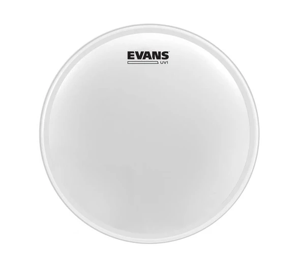 EVANS B08UV1 EVANS B08UV1 8" DERİ TOM VE TRAMPET KUMLU BEYAZ TEK KAT - Resim 3