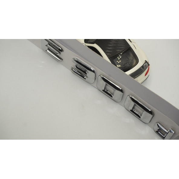 E300d Bagaj Krom Metal 3M 3D Yazı Logo - 5