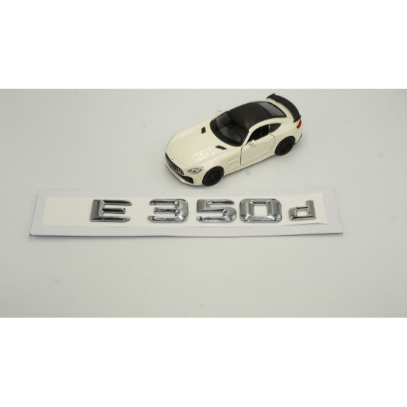 E350d Bagaj Krom Metal 3M 3D Yazı Logo - Resim 2