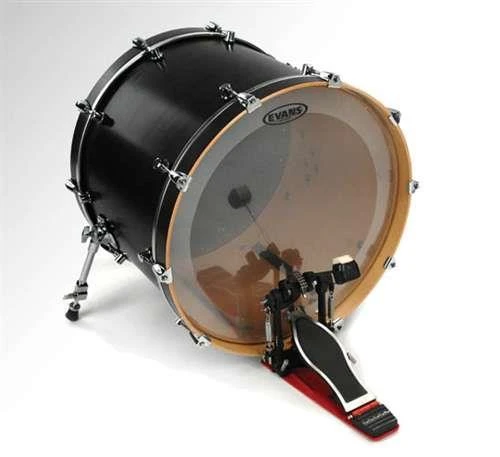 EVANS BD20GB4 EVANS BD20GB4 20" DERİ KİCK CLEAR RİNGLİ TEK KAT (10 MİL) - Resim 2