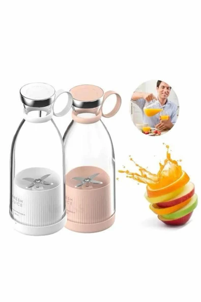 Meyve Sıkacağı Taşınabilir USB Elektrikli Blender Mini - 5