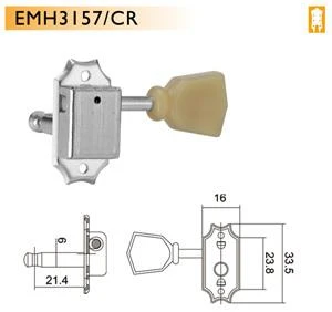 VALENCIA EMH3157CRR3L3 VALENCIA EMH3157CRR3L3 ELEKTRO GİTAR BURGUSU, 3 SAĞ+3 SOL, KROM ürün görseli