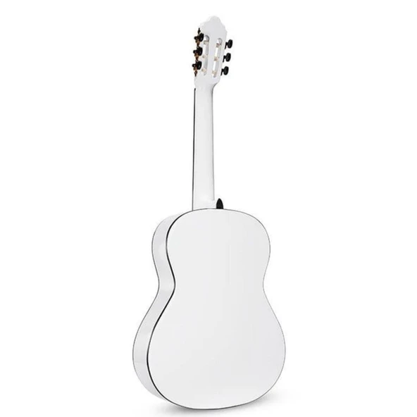VALENCIA VC104TWT VALENCIA VC104TWT KLASİK GİTAR, 4/4, BEYAZ, SAP ÇELİKLİ - Resim 3