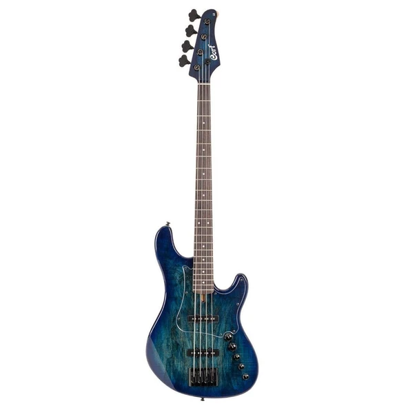 CORT ENDONEZYA GB-FUSION4BB CORT GB-FUSION4BB BASS GİTAR, 4 TELLİ, ÇANTALI, BLUE BURST ürün görseli