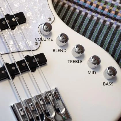 CORT ENDONEZYA NJS4BK CORT NJS4BK BASS GİTAR, 4 TELLİ, ÇANTALI, SİYAH - Resim 3