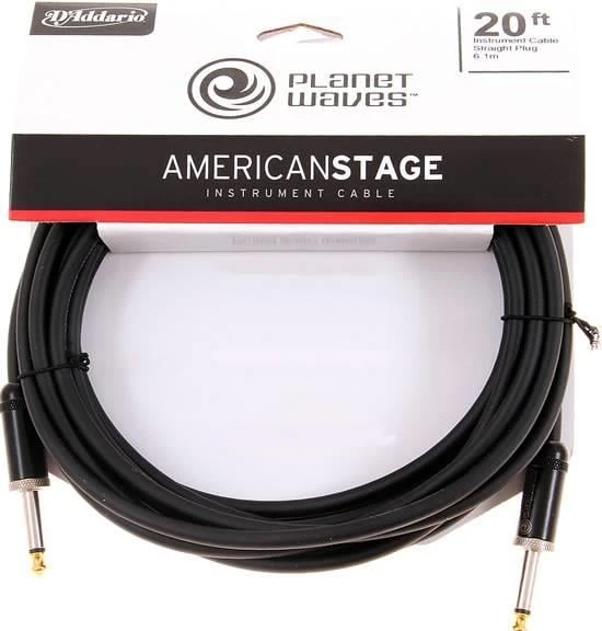 PLANETWAVES PWAMSG20 AMERICAN STAGE INST CABLE-20  ÇİN ürün görseli 1