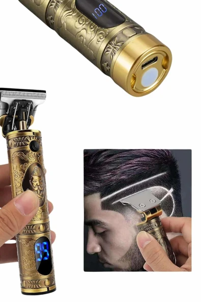 Profesyonel Ense Tıraşına Uygun Çizik Tıraş Makinesi Uzun Ömürlü Göstergeli - 3