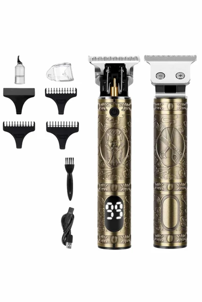 Profesyonel Ense Tıraşına Uygun Çizik Tıraş Makinesi Uzun Ömürlü Göstergeli - 5