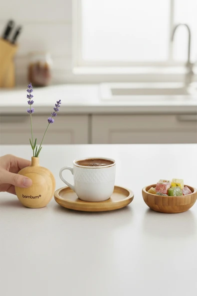 Bambum Forli - Bambu Vazo 5,5x4,9cm ürün görseli