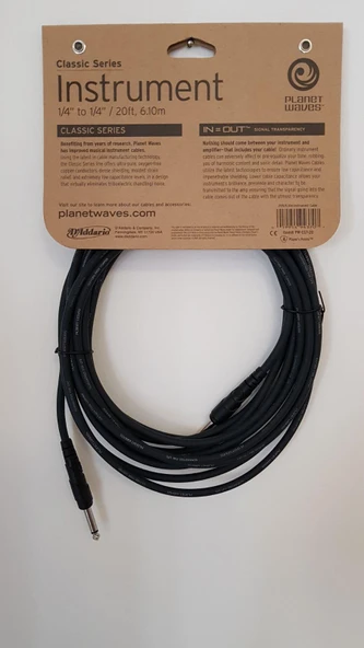 PLANETWAVES PWCGT20 GİTAR KABLO 20 İNCH CLS SER 14 İNCH INST CBL - Resim 2