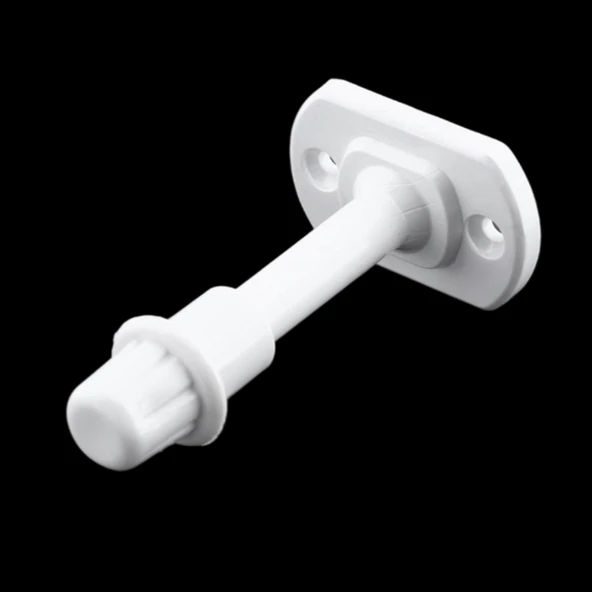 Beyaz 25 ADET Silikon Kapı Pencere Tamponu Kapı Pencere Arkası Vidalı Duvar Boya Koruyucu Stoper - Resim 4