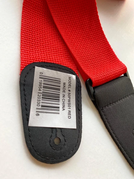 PLANETWAVES 50PWS01 PLANETWAVES 50PWS01 GİTAR ASKISI, DOKUMA, POLYPRO SPECIAL KIRMIZI - Resim 3