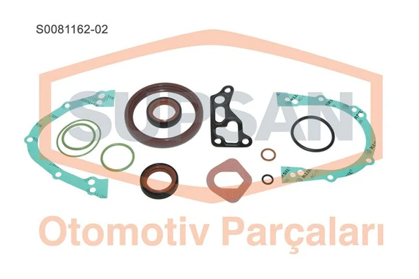 Vag Alt Takım Contası Keceli Silindir Kapaklı Transporter T4 1,9d (abl) 7mm - Supsan S0081162-02 ürün görseli