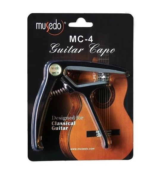 CHERUB MC4BK MUSEDO KAPO KLASİK GİTAR İÇİN SİYAH - Resim 2