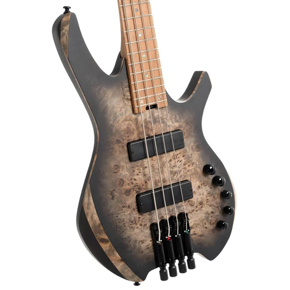 CORT ENDONEZYA SPACE4SDB CORT SPACE4SDB BASS GİTAR, HEADLESS, 4 TELLİ, STAR DUST BLACK - Resim 3